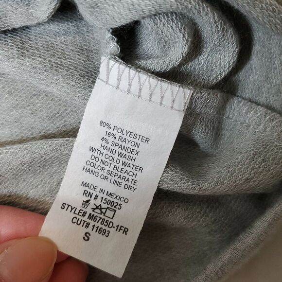 Francesca's Alya Gray T-Shirt Dress - Picture 3 of 6